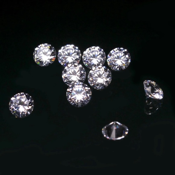 1.00 mm Round Brilliant yu Cut 10 Pcs DE Color VVS1 - Picture 7 of 7